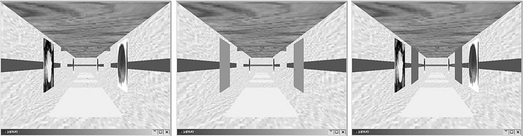 Kuipers et al. / SKELETON IN THE COGNITIVE MAP 95 Figure 7: A Sample View of a Hallway.