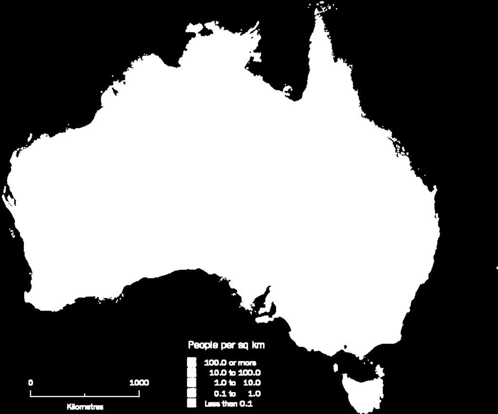 Population Density Australia