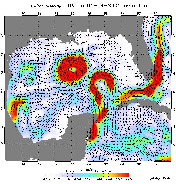 Numerical ocean models Provides ocean currents in 2D or 3D over time Not real observation but