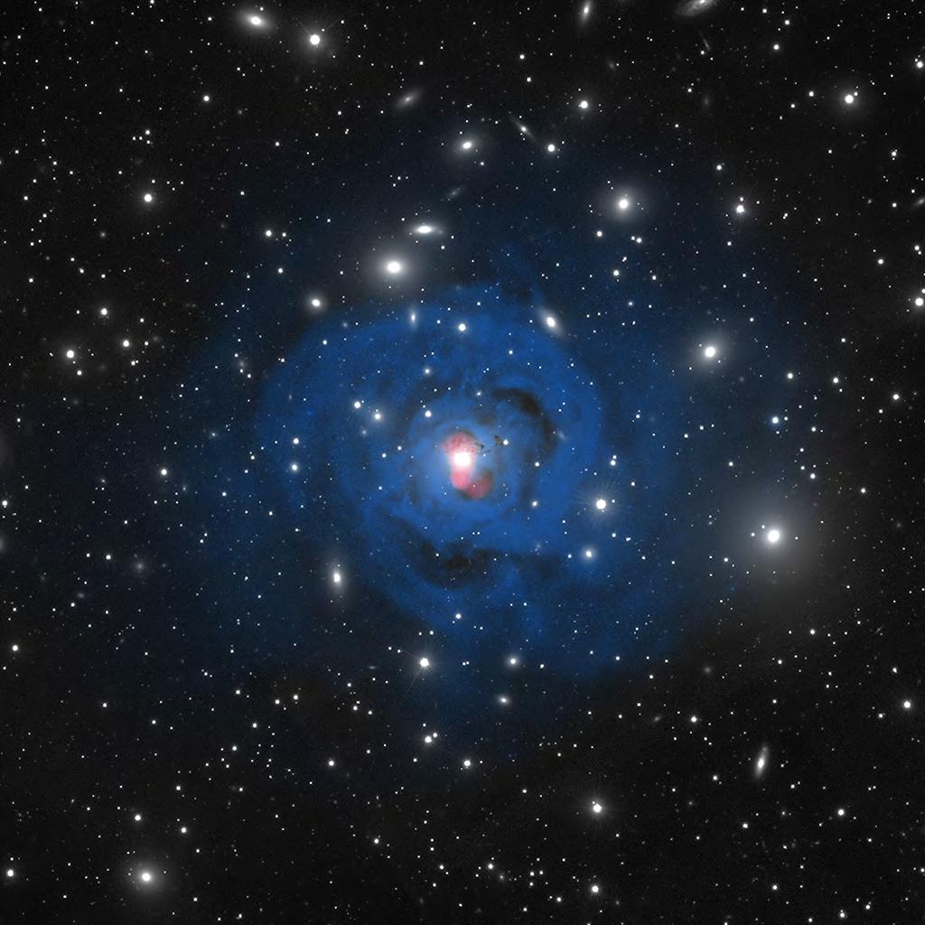 X-rays (Chandra) Radio 328 MHz (VLA) Perseus cluster of galaxies;