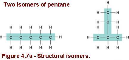 Carbon The Backbone of Biological Molecules: ISOMERS Isomers are compounds that have the same number of atoms of the same elements, but different structures and hence different properties.
