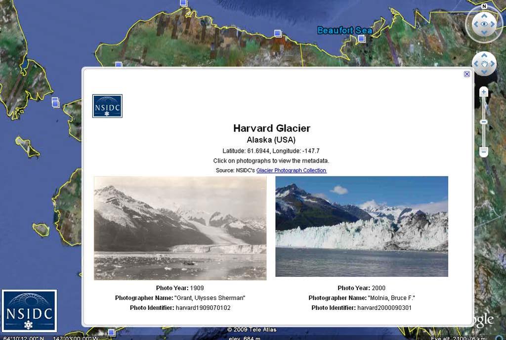 Permafrost Glaciers Glacier photos NSIDC