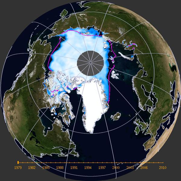 Summer Arctic sea ice is declining -11.