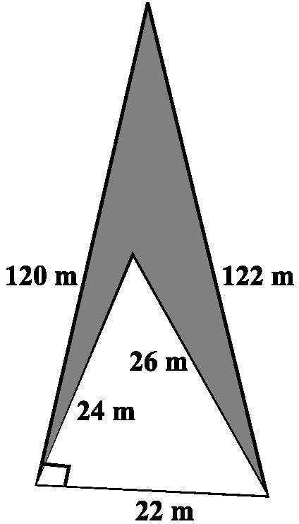 30. Find the area of a triangle two sides of which are 18cm and 10cm and the perimeter is 4cm. 31. The sides of a triangular field are 41 m, 40 m and 9 m.