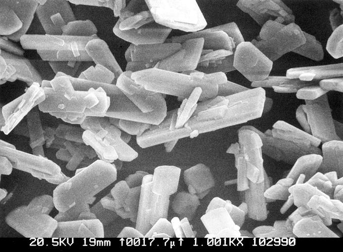 Calcium Sulfite Crystal: Orthorhombic