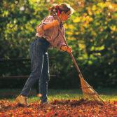 When you rake leaves, you move your hands a short distance, but the end of the rake moves over a longer distance. Changing Distance Some machines allow you to exert your force over a shorter distance.