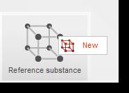 Reference substance - Creating a new reference substance A