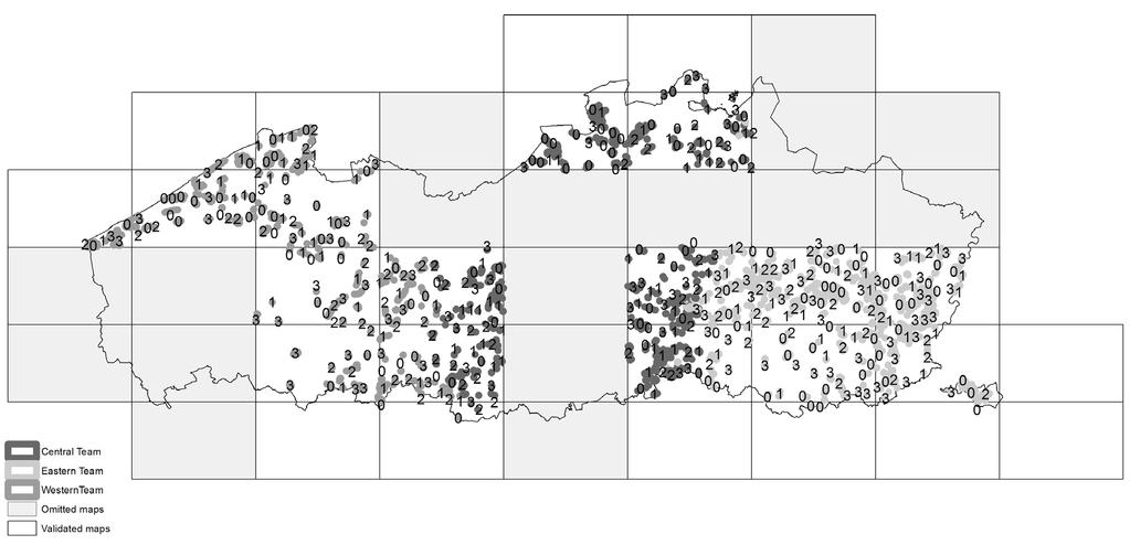 The survey on habitat mapping initiatives in Europe: a focus on mapping methodologies Box 5.7 Case study: validation of the Flemish Natura 2000 habitat map (cont.) Figure 5.