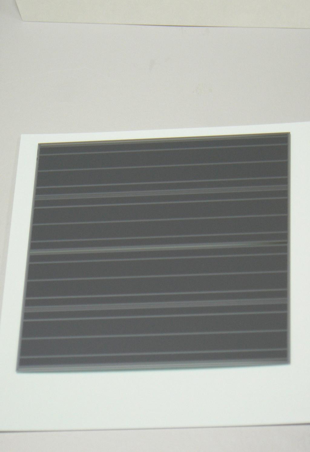 HPK n-in-p Sensor Mask Layout Strip segments 4 rows of 2.4 cm strips (each row 1280 channels) Dimension Full square Wafer 150 mm p-type FZ(100) 138 mm dia.
