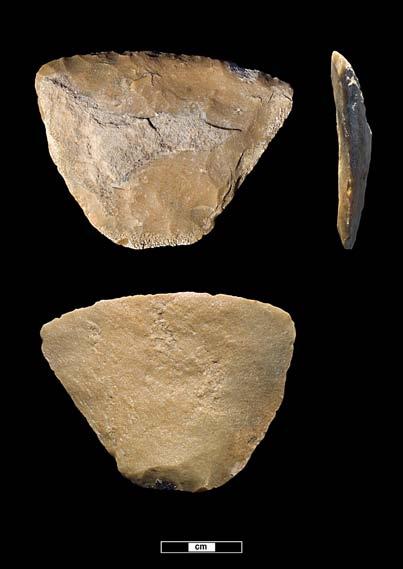 the drainage may have functioned as outlier residential or use areas or hunting camps. Here are a few examples of lithics from these smaller locations.