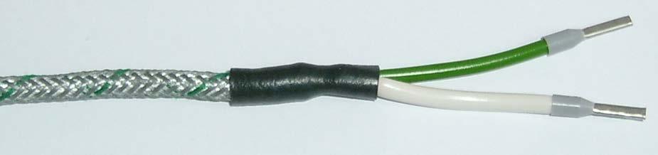Colour marking of the compensation cable If the thermocouples are produced acc.