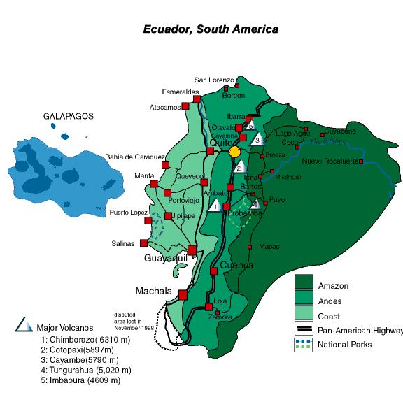 Map 5 Ecuador s Highways