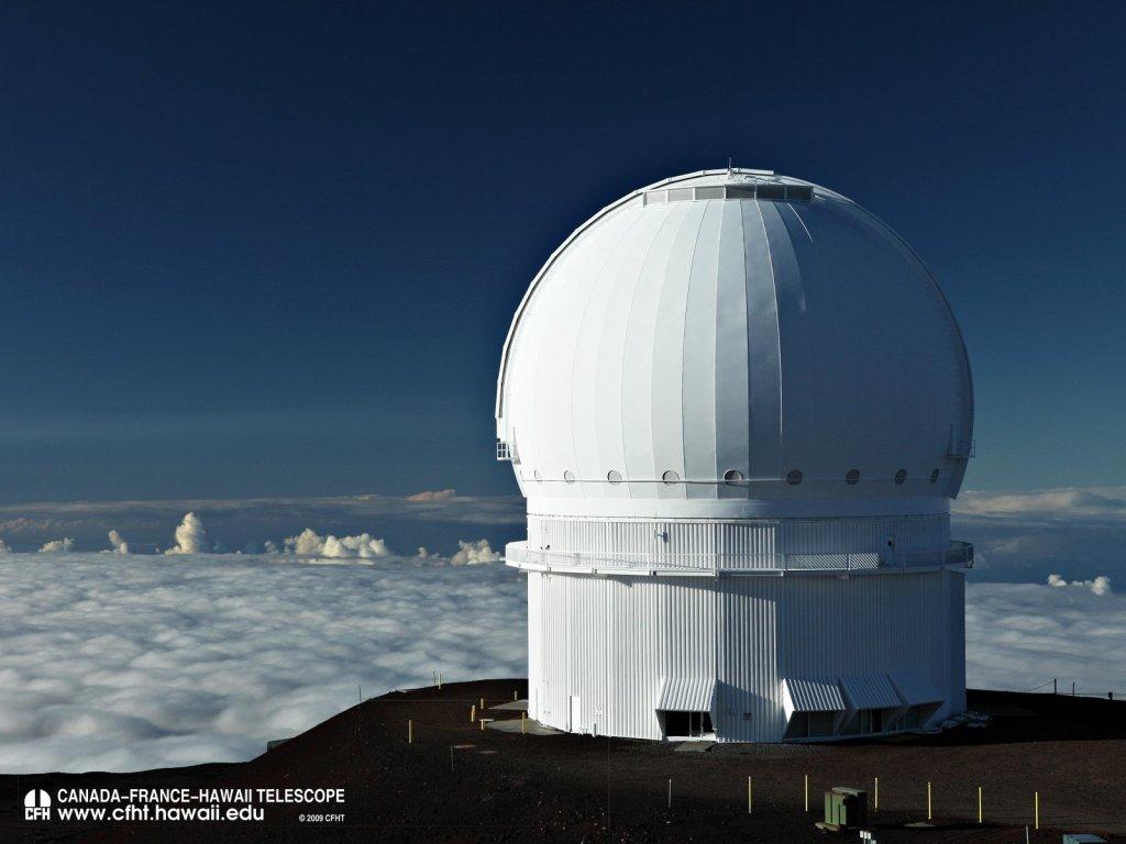 CFHT: Interna-onal Partnership Work on the 3.6-meter Canada-France-Hawaii Telescope (CFHT) began in 1973.