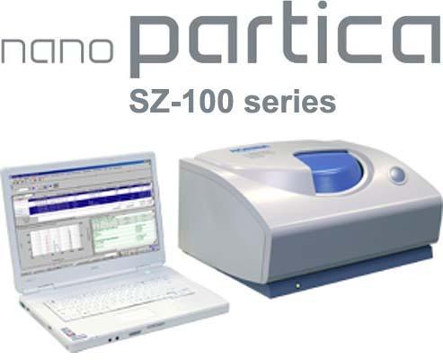 SZ-100: Dynamic Light Scattering Particle size: 0.