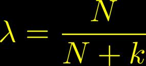 Semiclassical limit : Dual to Vasiliev gravity with λ =-N: the sl(n) theory + matter c > N-1 implies