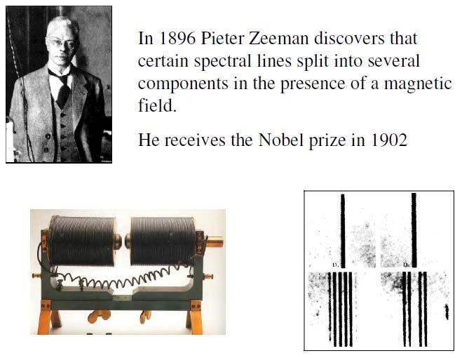 6.10 Zeeman effect How atoms