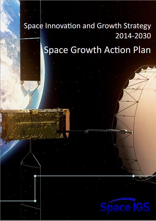 Space Innovation and Growth Strategy The highest growth space markets over the next two decades will be in space-based services and applications using space data, services and