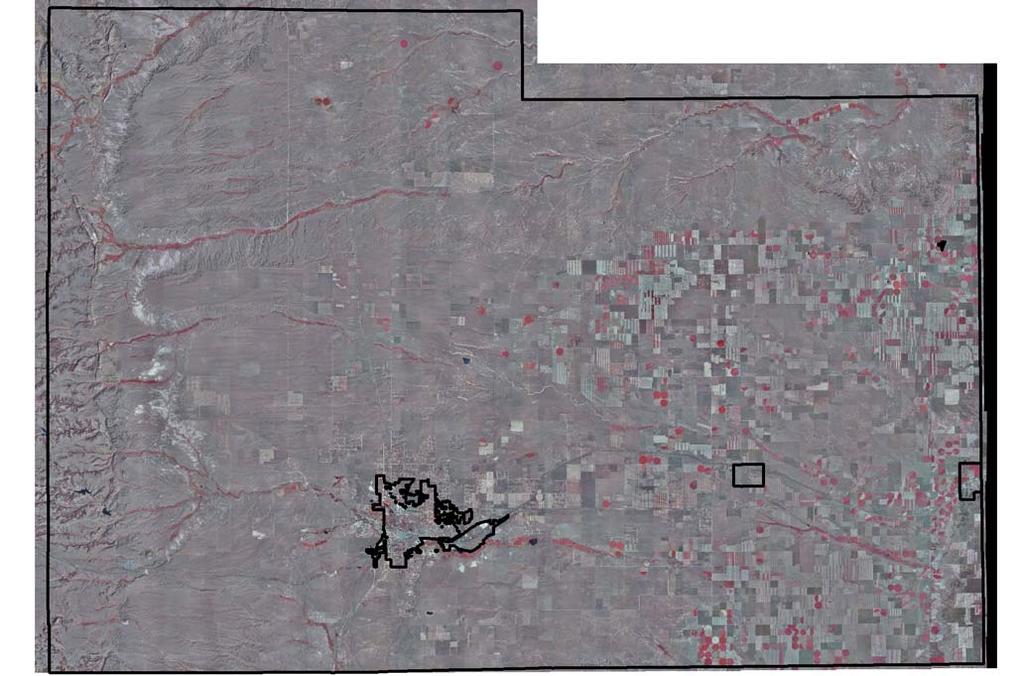2002 USGS CIR Digital Orthophoto Quads Infrared 1-meter Coverage Area Laramie County Date(s) Flown July 2001 Produced By Sanborn Map, L.L.C. Project Manager Wyoming State Engineers Office Available to the public through Wyoming Geographic Information Science Center: http://www.