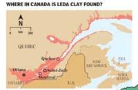 valleys Within 60 km of Ottawa there have been 250 landslides and more around Montreal