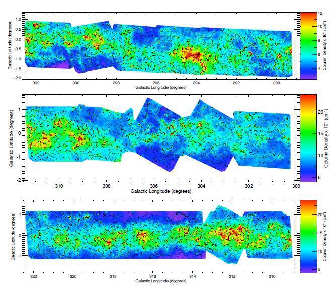 WP1-task1 filamentary structure detection Task 1: Filamentary structure detection Production of column density maps of entire galactic plane Automated filament extraction workflow for Hi- GAL survey