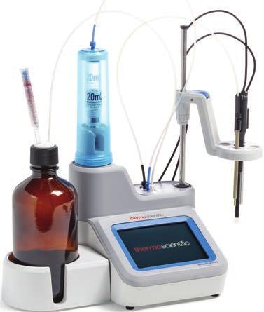 Determination Titration Process Control Up to 5 Direct or back titration Fixed value or variable value using titration Up to 5 cycles, option to exclude cycle results from average results and RSD