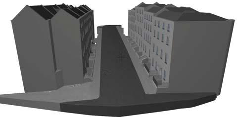 The model for each building was completed by combining all the required library parts included in the HBIM plug-in.
