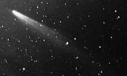 Debris in space comes in a variety of forms: Comet: a mixture of ices, both water and