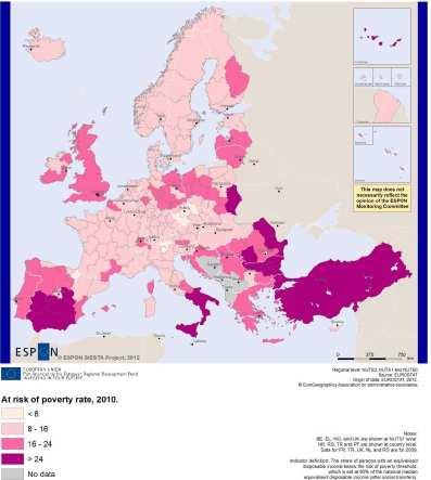 At-risk-of poverty rate The Europe 2020 objective is to lift 20 million people out of being at risk of poverty and exclusion.