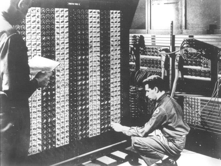 ENIAC: How Fast? In one second, the ENIAC (one thousand times faster than any other calculating machine to date) could perform 5,000 additions, 357 multiplications or 38 divisions.