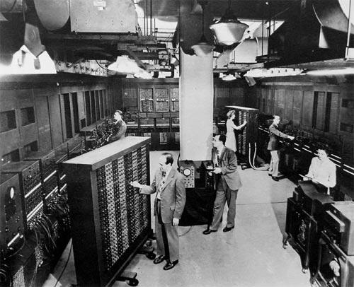 ENIAC: How Did It Work? ENIAC used ten-position ring counters to store digits; each digit used 36 vacuum tubes, 10 of which were the dual triodes making up the flip-flops of the ring counter.