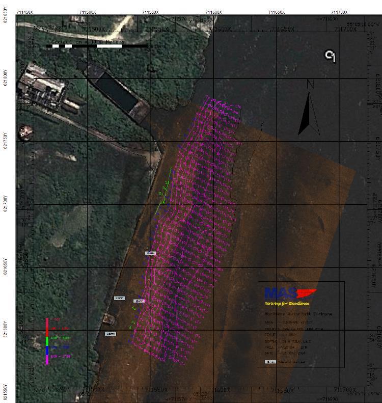 Port survey Singlebeam and Side Scan Sonar survey