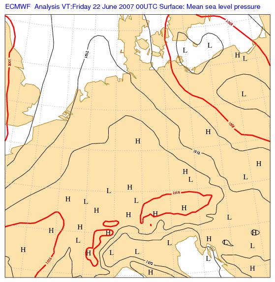 Precip observation: only loc above 40 mm / 12 hrs excerpt NE Germany Maximum: Rhein-Main-Area loc > 70 mm - 1