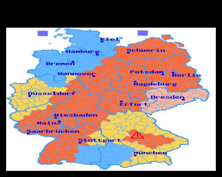 For most parts of Germany: False alarm! Predicted cyclogenesis has not been verified!