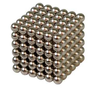Neodym magnets. Soon outlawed since kids can swallow them, leading to a change of topology of their intestines. Dangerous stuff!