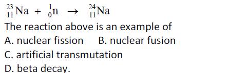 Ans: Option D JAMB 2008, Q11 Bombarding an atom with either a