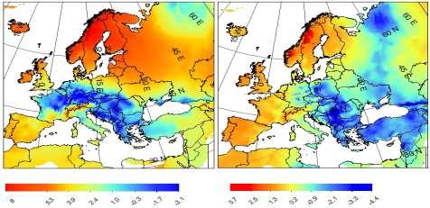Central european blocking anticyclones and the influences imprint