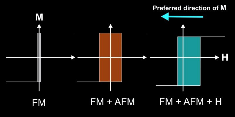 FM-AFM manipulation The manipulation of FM-AFM interfaces has often led to the discovery of unexpected magnetic properties and to the possibility of interesting applications