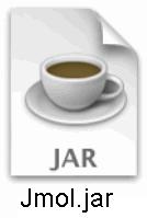 Note: it should have an icon similar to the image just to the right for PC and far to the right for Mac. When first launching Jmol, you will need to click the "Jmol.