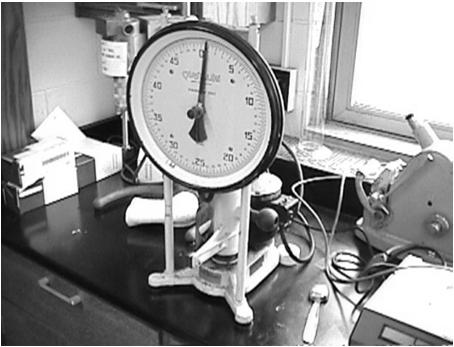 Shear Press Shortometer Measures the breaking