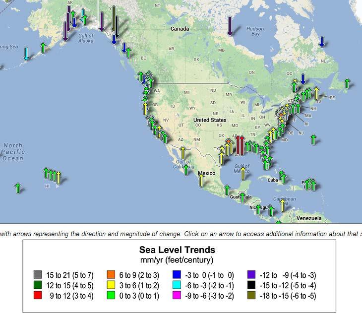 Sea level rise: coastal threat?