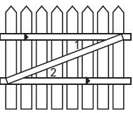I: E c. vertice 63. wooden gate has z-shaped boards for support, as shown. Which theorem allows you to conclude that 1 2? s: (5, 3) max: f(5, 3) = 2 min: f(5, 3) = 2 d. vertice a.