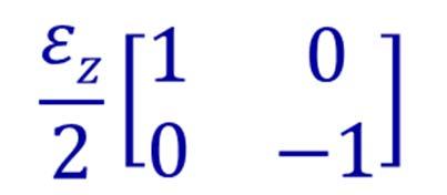 Qubit Hamiltonian Well-defined two states 0> and 1>