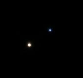 Albireo (β Cyg) Named long before anyone knew it was more than one star, Albireo (β Cygni) comprises of a set of stars marking the beak of Cygnus, the swan.