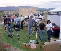 A local astronomy club s observing session, or a star party like the one pictured here, is a great place to test-drive a telescope. Celestron Is there a way for me to 7 test-drive a telescope? Yes.