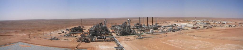 The In Salah CO 2 storage site Gas from other fields Amine C0 2 removal Gas production (5 wells) CO 2