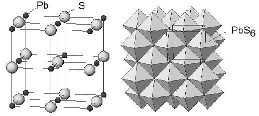 8.1. Sulfuri tip AX 8.1.1. Grupa galenei Galena PbS cu Z=4 Structura: Fm3m arhetipul structural halit in care pozitiile Na sunt ocupate de Pb, iar pozitiile Cl de S (fig. 8.1) (vezi si izotipism).