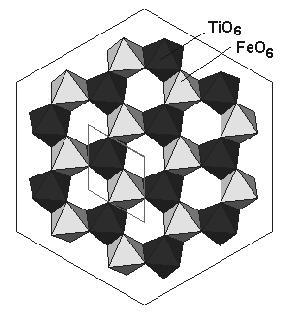 elementare; c) strat de poliedre paralel cu (001) cu reteaua de octaedre AlO6 de la corindon, dar alterneaza in orice directie