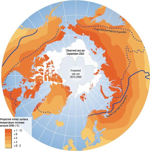 84 L. Van Well et al. 3.1.3 Environmental The Arctic is under major environmental threat from a multitude of changes happening in the climate.