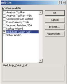 Saving Excel file as Add-in Slika 1.