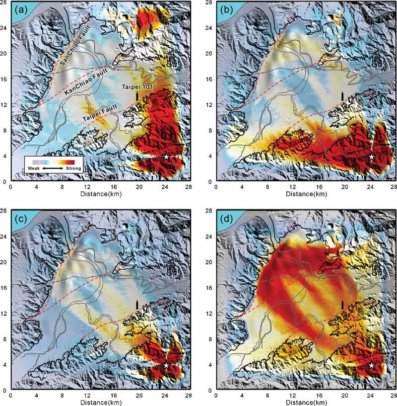 Simulations of Strong Ground Motion and 3D Amplification Effect in the Taipei Basin 1237 Figure 6.